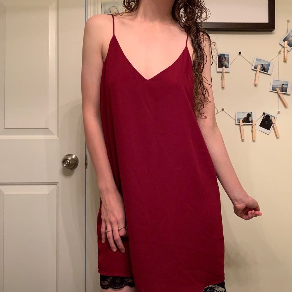 Forever 21 Dark red mini dress
